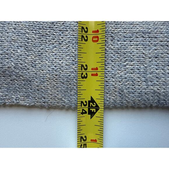 One Grey Day Gray Sweater with Open Knit Back Size Small - Picture 8 of 8